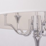 COSMOLIGHT P05922NI-WH | Washington-COS Cosmolight luster svjetiljka 5x E14 nikel, bijelo