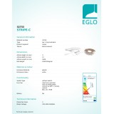 EGLO 32733 | EGLO-Connect-LS Eglo LED traka smart rasvjeta jačina svjetlosti se može podešavati, sa podešavanjem temperature boje, promjenjive boje, može se upravljati daljinskim upravljačem 1x LED 2000lm 2700 <-> 6500K bijelo