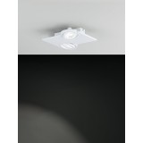 EGLO 39134 | Brea Eglo zidna, stropne svjetiljke svjetiljka jačina svjetlosti se može podešavati, izvori svjetlosti koji se mogu okretati 2x LED 960lm 3000K bijelo, prozirna, saten