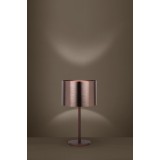 EGLO 39394 | Saganto Eglo stolna svjetiljka 66cm sa prekidačem na kablu 1x E27 smeđe, bakar