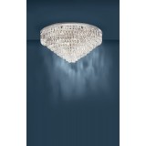 EGLO 39493 | Valparaiso Eglo stropne svjetiljke svjetiljka 25x E14 krom, kristal, prozirno