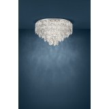 EGLO 39625 | Calmeilles Eglo stropne svjetiljke svjetiljka 10x E14 krom, kristal, prozirno