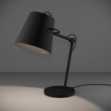 EGLO 39866 | Granadillos Eglo stolna svjetiljka 64cm sa prekidačem na kablu 1x E27 crno