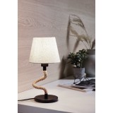EGLO 43199 | Rampside Eglo stolna svjetiljka 40cm sa prekidačem na kablu 1x E27 crno, bezbojno, krem