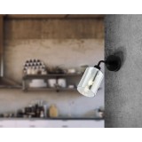 EGLO 43309 | Forestburg Eglo zidna svjetiljka 1x E27 crno, dim