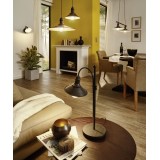 EGLO 49458 | Stockbury Eglo zidna svjetiljka 1x E27 braon antik, bež