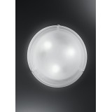 EGLO 7186 | Salome Eglo zidna, stropne svjetiljke svjetiljka okrugli 1x E27 krom, alabaster