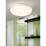 EGLO 81636 | Ella Eglo zidna, stropne svjetiljke svjetiljka okrugli 1x E27 bijelo, opal mat