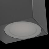 EGLO 900276 | Jabaga Eglo zidna svjetiljka 2x GU10 800lm 3000K IP44 crno, prozirna