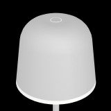 EGLO 900458 | Mannera Eglo nosiva, stolna svjetiljka sa tiristorski dodirnim prekidačem jačina svjetlosti se može podešavati, baterijska/akumulatorska, USB utikač 1x LED 200lm 3000K IP54 sivo, bijelo