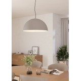 EGLO 900697 | Gaetano Eglo visilice svjetiljka 1x E27 sivo, crno, bijelo