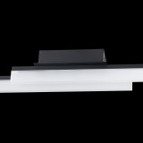 EGLO 900844 | Palmital Eglo stropne svjetiljke svjetiljka 2x LED 2700lm 3000K IP44 crno, saten