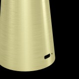 EGLO 900923 | Piccola-Ponente Eglo nosiva, stolna svjetiljka sa tiristorski dodirnim prekidačem jačina svjetlosti se može podešavati, sa podešavanjem temperature boje, baterijska/akumulatorska, USB utikač 1x LED 200lm 3000K IP54 brušeno zlato, opal