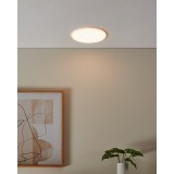 EGLO 900965 | Rapita Eglo ugradbene svjetiljke LED panel okrugli Ø215mm 1x LED 2250lm 3000K IP65/20 bijelo, opal