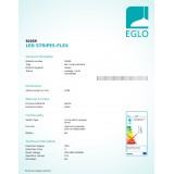 EGLO 92059 | Eglo-LS-Flex-IP Eglo LED traka svjetiljka sa prekidačem na kablu sa kablom i vilastim utikačem 4x LED 954lm + 2x LED 4000K bijelo