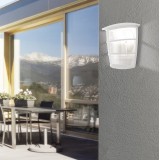 EGLO 93403 | Aloria Eglo zidna svjetiljka 1x E27 IP44 bijelo, prozirna