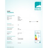 EGLO 94609 | Vilanova Eglo element sustava - poveznica tračnice rezervni dijelovi fleksibilna poniklano mat