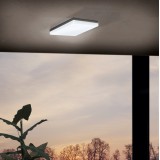 EGLO 94872 | Sonella Eglo zidna, stropne svjetiljke svjetiljka oblik cigle 1x LED 820lm 3000K IP44 antracit, bijelo