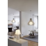 EGLO 94947 | Tindori Eglo stolna svjetiljka 45cm sa prekidačem na kablu 1x E27 bijelo
