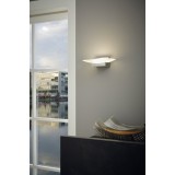 EGLO 96038 | Metrass Eglo zidna svjetiljka 1x LED 680lm 3000K poniklano mat, saten