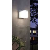 EGLO 96255 | Jorba Eglo zidna svjetiljka četvrtast 1x LED 500lm 3000K IP44 bijelo