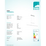 EGLO 96866 | Tarandell Eglo visilice svjetiljka balansna - ravnotežna, sa visinskim podešavanjem, jačina svjetlosti se može podešavati 2x LED 3000lm 3000K krom, saten