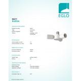 EGLO 98277 | E27 20W Eglo reduktor grla E27->3xE27 - max. 60W