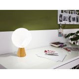 EGLO 98278 | Mamblas Eglo stolna svjetiljka 31cm sa prekidačem na kablu 1x E27 bezbojno, smeđe, bijelo