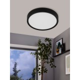 EGLO 98603 | Musurita Eglo stropne svjetiljke svjetiljka okrugli 1x LED 2000lm 3000K crno, bijelo