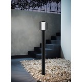 EGLO 98724 | Ravello Eglo podna svjetiljka 110cm 1x E27 IP44 crno, bijelo