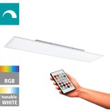 EGLO 98767 | Salobrena-B Eglo stropne svjetiljke RGB-TW LED panel pravotkutnik daljinski upravljač jačina svjetlosti se može podešavati, sa podešavanjem temperature boje, promjenjive boje 1x LED 4200lm 2700 <-> 6500K bijelo, opal
