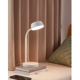 EGLO 99334 | Cabales Eglo stolna svjetiljka 34cm s prekidačem fleksibilna 1x LED 500lm 3000K bijelo, crno