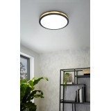 EGLO 99406 | Pescaito Eglo zidna, stropne svjetiljke svjetiljka okrugli 1x LED 1350lm 3000K crno, zlatno, bijelo