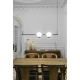 FARO 29696 | Le-Vita Faro visilice svjetiljka 1x LED 1060lm 2700K crno mat, opal