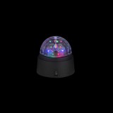 GLOBO 28014 | Disco Globo stolna svjetiljka 9cm s prekidačem 6x LED crno, višebojno