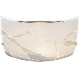 GLOBO 40403-1 | Paranja Globo zidna svjetiljka 1x E27 krom, bijelo, prozirno