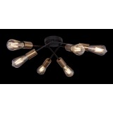 GLOBO 54003-6D | Sarini Globo stropne svjetiljke svjetiljka 6x E27 metal, antik bakar