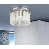 GLOBO 68568-18 | Joyce Globo stropne svjetiljke svjetiljka 1x LED 1600lm 4000K krom, prozirno