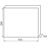 KANLUX 23613 | Kanlux zidna radjelna kutija DIN35, 18P pravotkutnik IP30 IK07 bijelo, sivo-plavo
