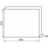 KANLUX 23621 | Kanlux ugradna razdjelna kutija DIN35, 36P pravotkutnik IP30 IK07 bijelo, sivo-plavo