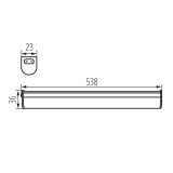 KANLUX 29211 | Mera-LED Kanlux zidna, stropne svjetiljke svjetiljka s prekidačem 1x LED 1040lm 4000K bijelo
