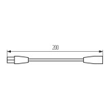 KANLUX 29214 | Kanlux priključni kabel rezervni dijelovi s prekidačem bijelo