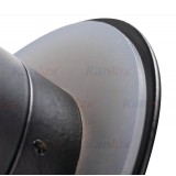 KANLUX 33126 | Flini Kanlux ugradbena svjetiljka okrugli bez grla Ø99mm 1x MR16 / GU5.3 / GU10 IP65/20 crno