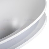 KANLUX 33161 | Ajas Kanlux ugradbena svjetiljka okrugli bez grla Ø110mm 1x MR16 / GU5.3 / GU10 bijelo