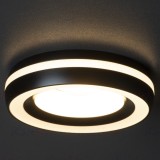 KANLUX 35284 | Eliceo Kanlux ugradbena svjetiljka okrugli bez grla Ø96mm 1x MR16 / GU5.3 / GU10 crno, bijelo