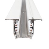 KANLUX 35800 | Tear Kanlux element sustava - tračnica vodilica - udubljen - udubljen 2m - rezervni dijelovi bijelo