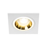 KANLUX 37261 | Feline Kanlux ugradbena svjetiljka četvrtast bez grla 92x92mm 1x MR16 / GU5.3 / GU10 bijelo, zlatno
