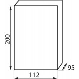 KANLUX 3830 | Kanlux zidna radjelna kutija DIN35, 4P pravotkutnik IP40 IK06 bijelo, smeđe