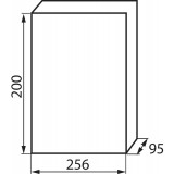KANLUX 3833 | Kanlux zidna radjelna kutija DIN35, 12P pravotkutnik IP40 IK06 bijelo, smeđe