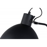 LUCIDE 03717/01/30 | Shadi Lucide podna svjetiljka 160cm s prekidačem elementi koji se mogu okretati 1x E27 crno, bijelo